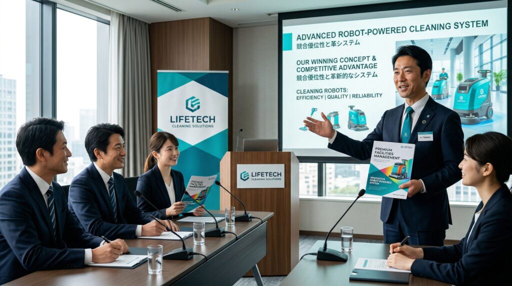 入札で「価格以外」で選ばれる！清掃ロボット活用で競合に差をつける提案術