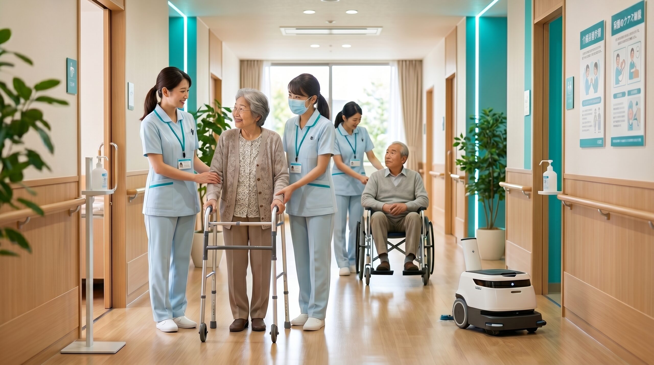 感染症リスクを下げる清掃とは？介護施設が清掃ロボットを導入する衛生面のメリット