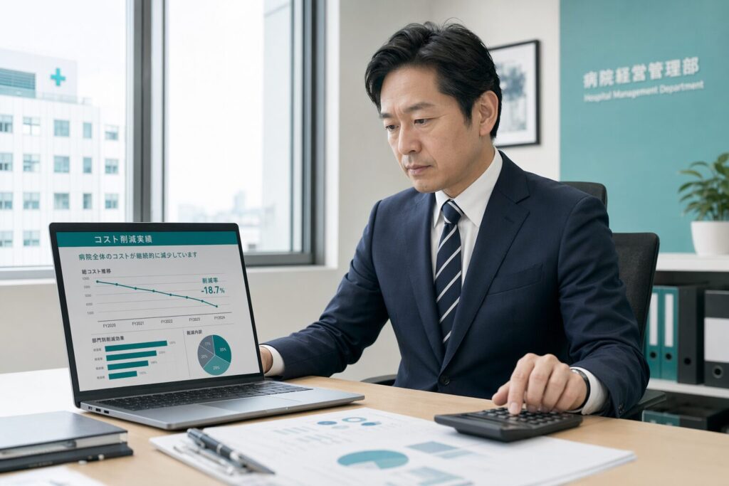 病院の清掃コストはどれくらい削減できるか？ロボット導入の費用対効果を試算する