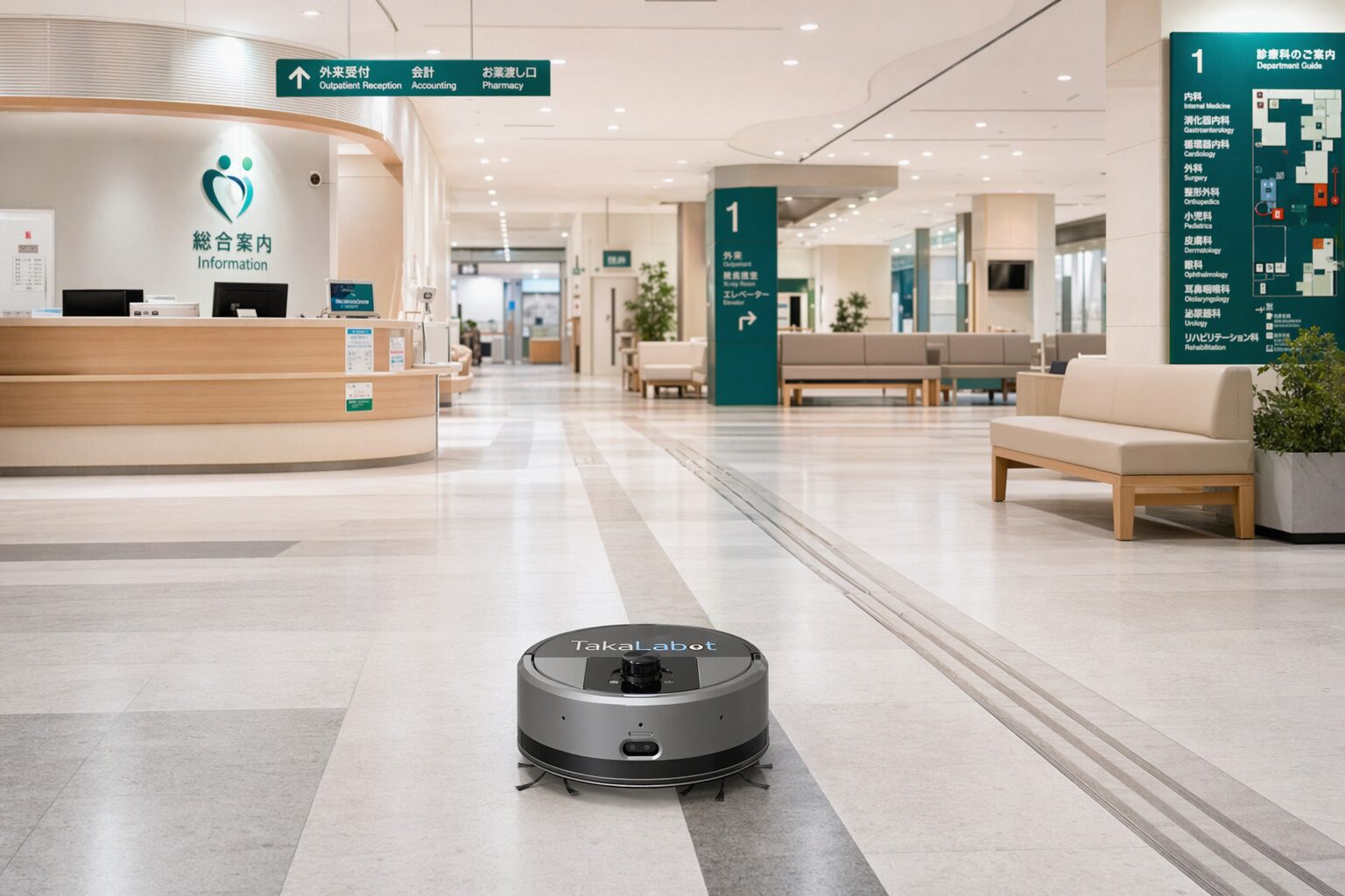 病院エリア別・清掃ロボット活用ガイド——外来・病棟廊下・ロビーの最適解