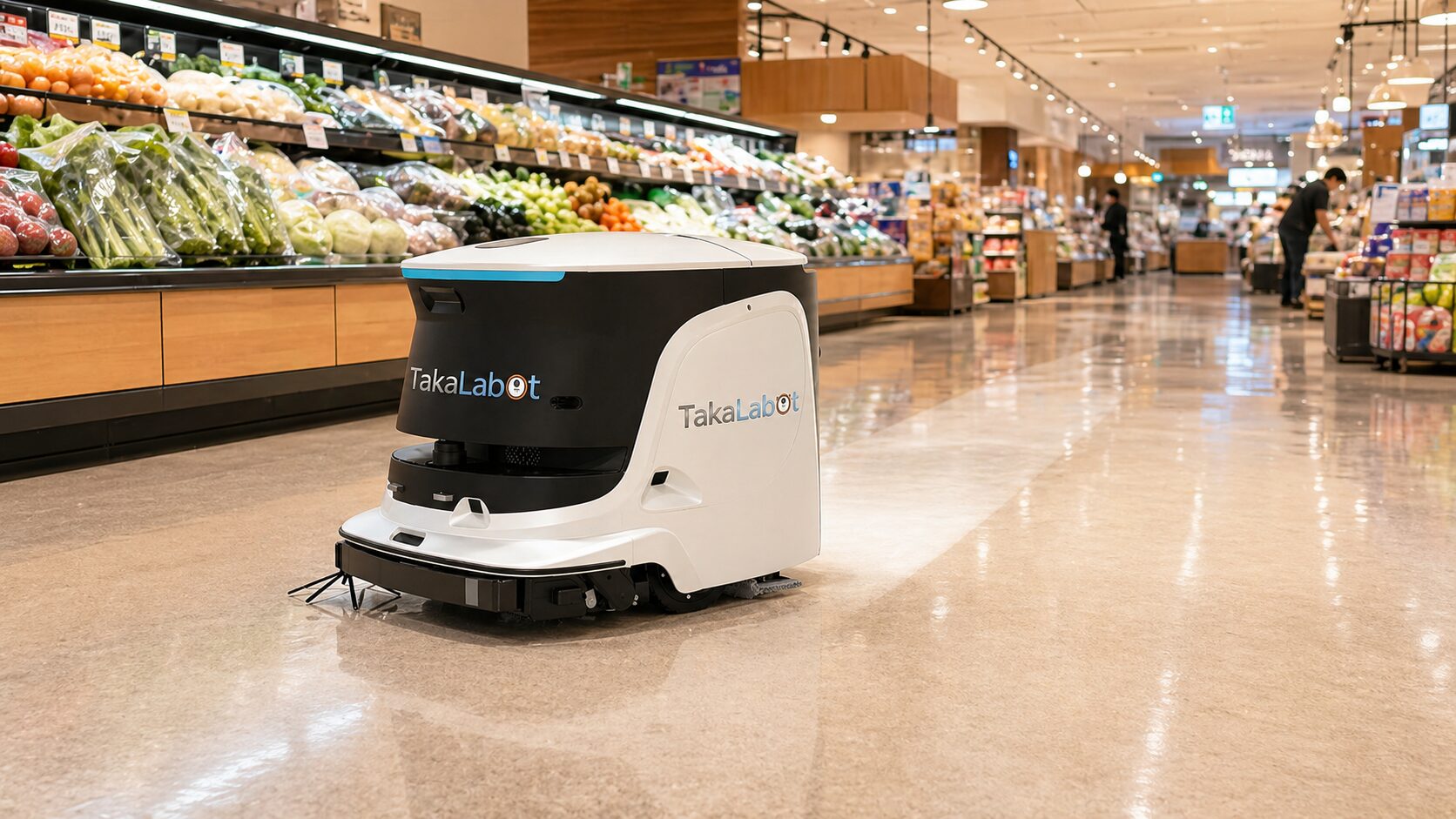 スーパーの床清掃にTakaLabot 55が向いている理由